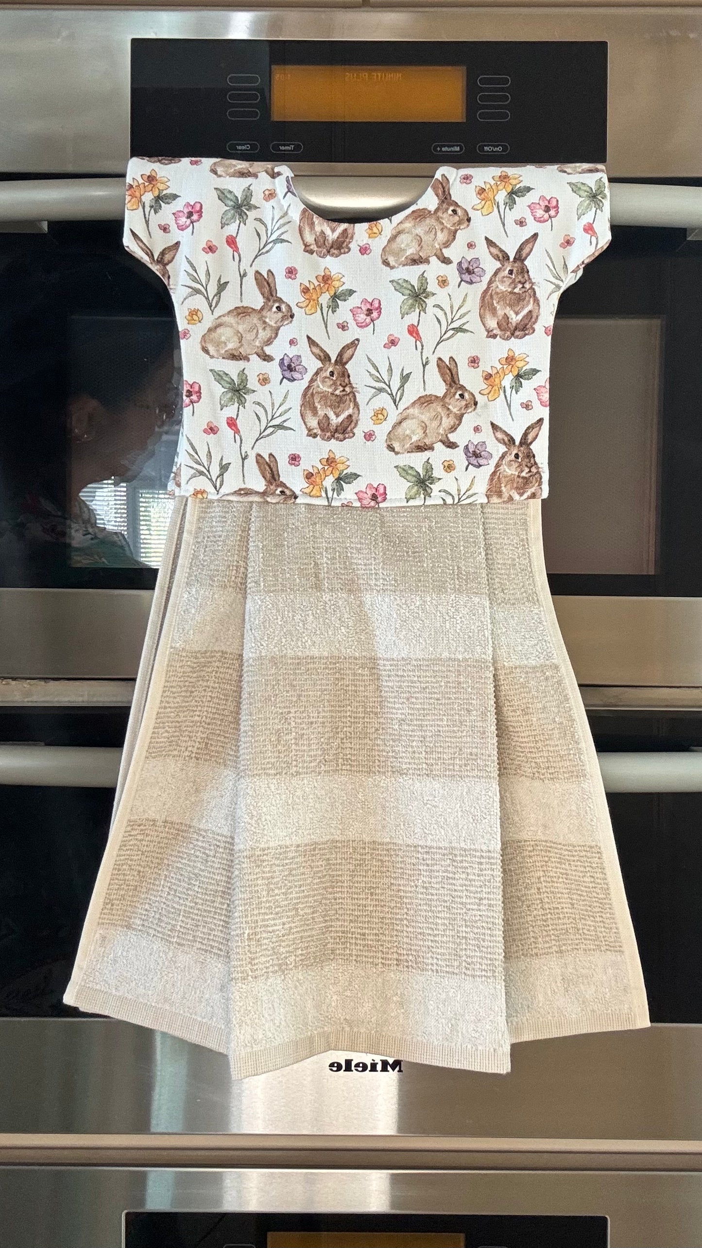 Bunny Bunny Oven Door Towels
