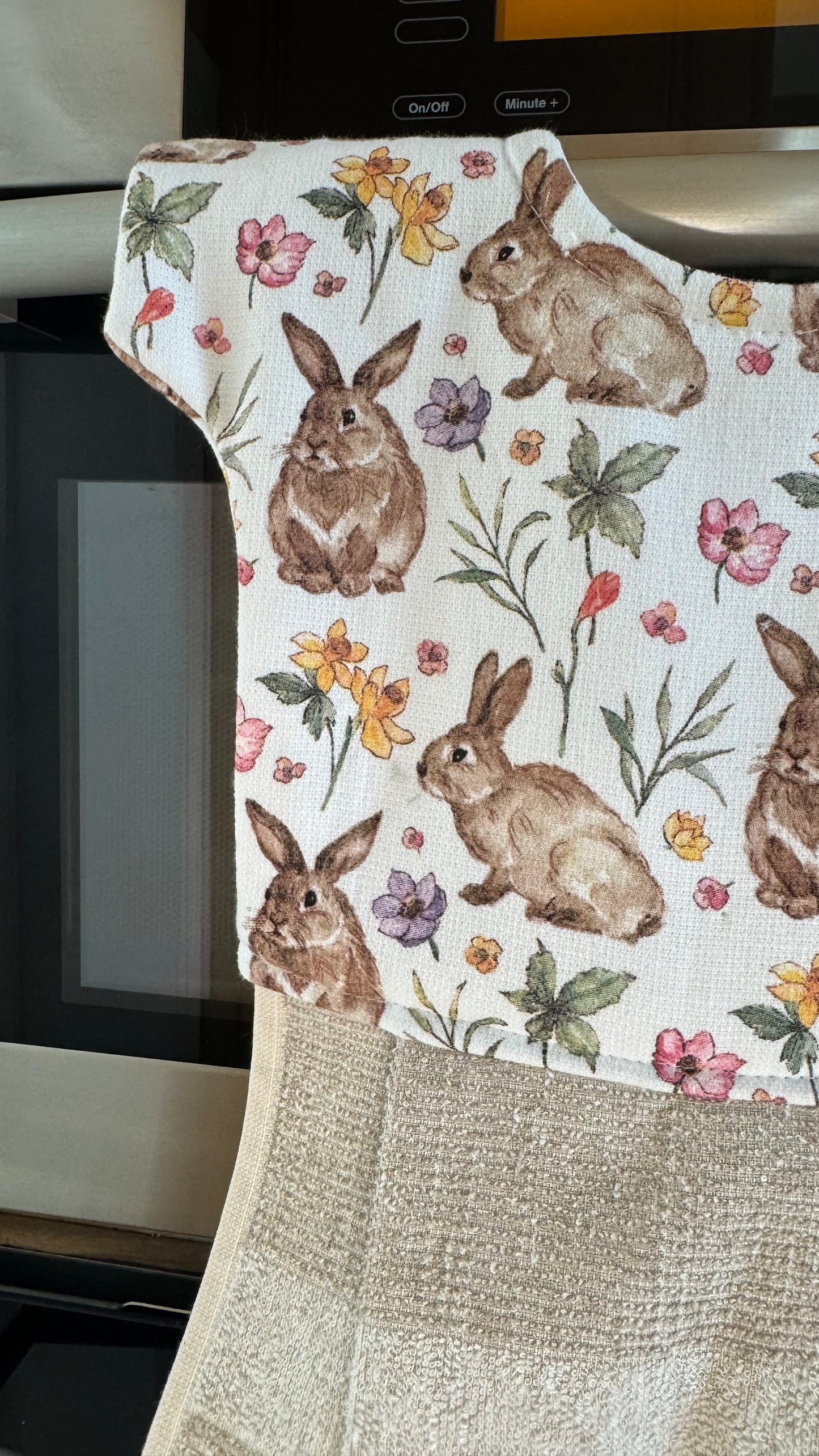 Bunny Bunny Oven Door Towels