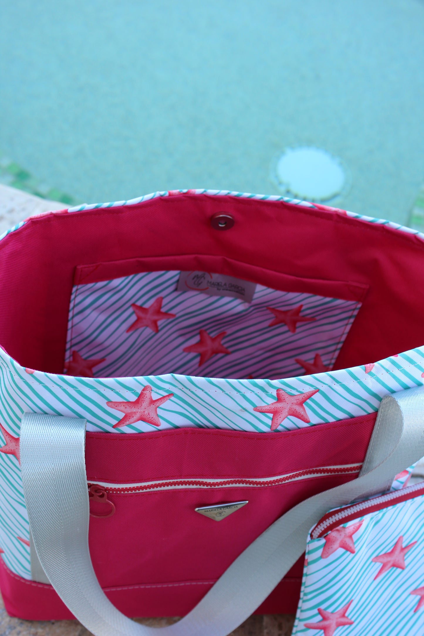 Set Starfish Tote and Clutch   /   Set Bolso-Clutch playero (Estrella de Mar)