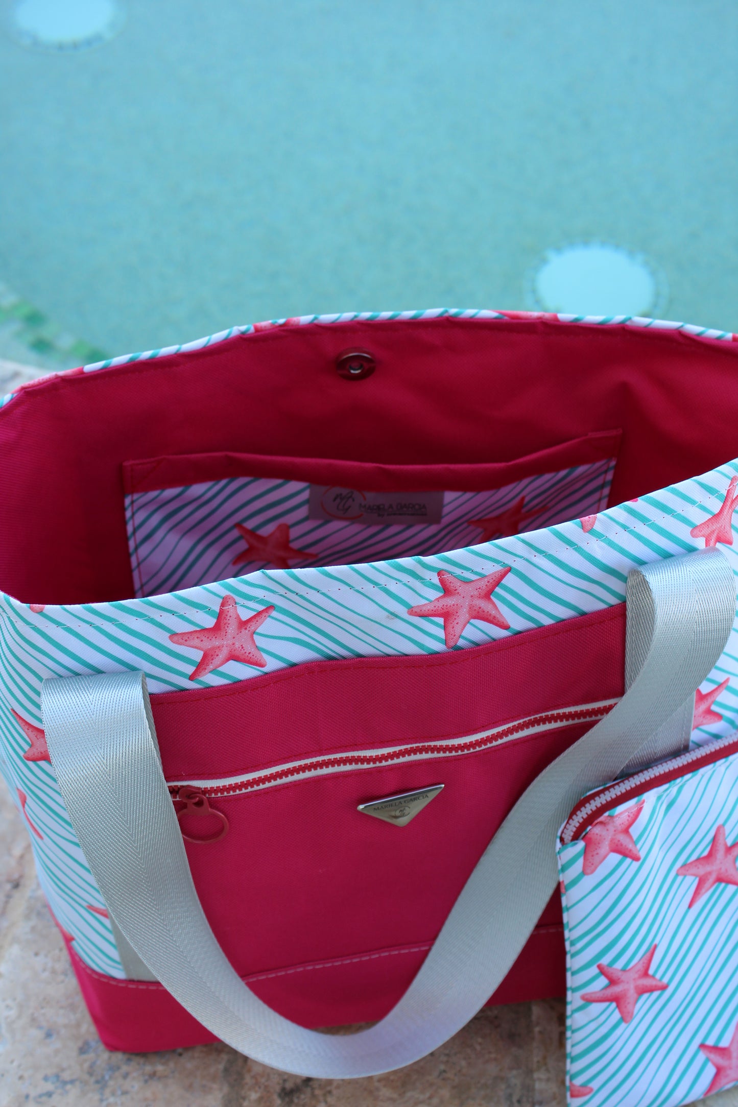 Set Starfish Tote and Clutch   /   Set Bolso-Clutch playero (Estrella de Mar)