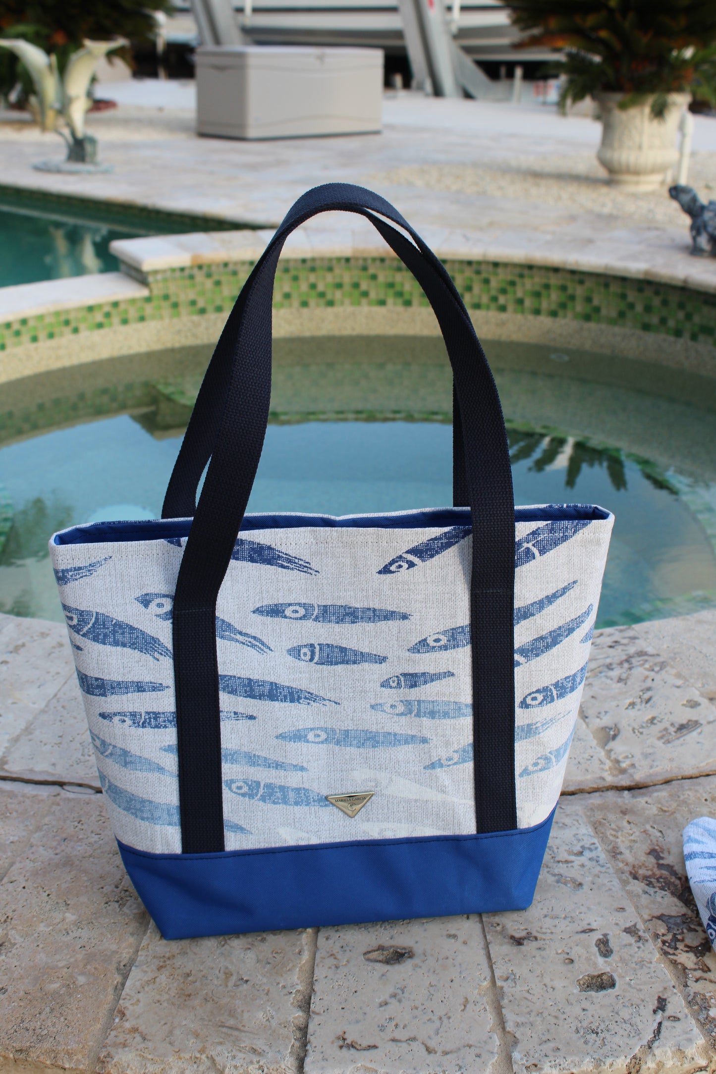 Fish Set Tote and Clutch / peces Se Bolsos playero (Tote/Clutch)