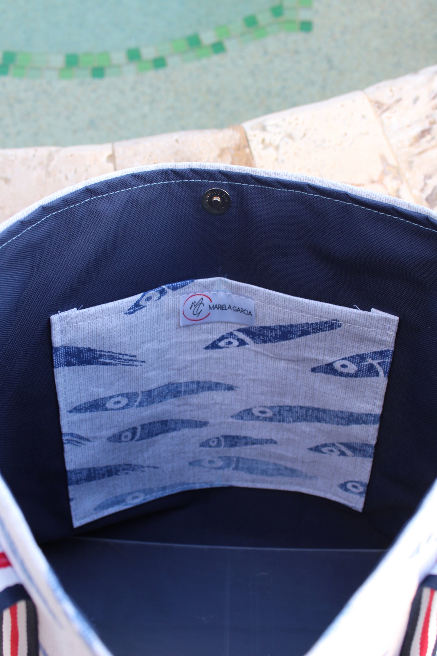 Fish Set Tote and Clutch / peces Se Bolsos playero (Tote/Clutch)