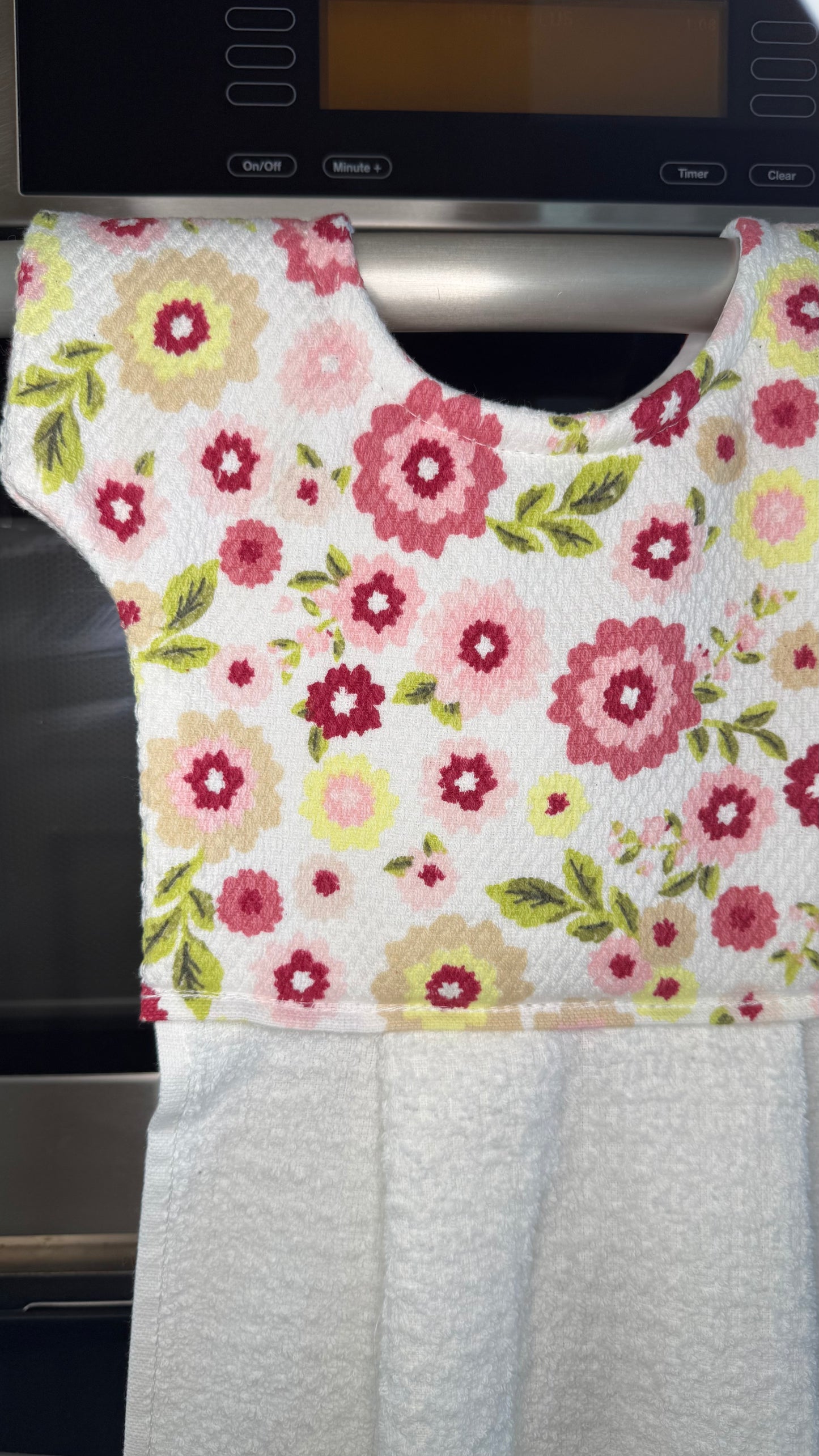 Spring Flowers Oven Door Towels